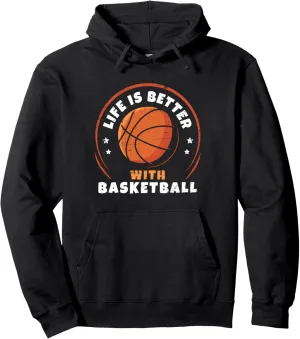 Slam Dunk Champion Basketball Player & Fan Essential Design Pullover Hoodie