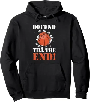 Slam Dunk Champion Basketball Player & Fan Essential Design Pullover Hoodie
