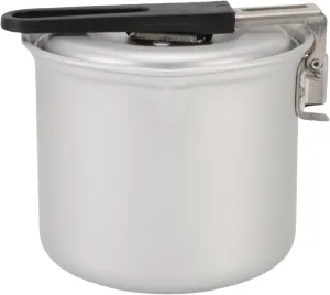 Small Milk Pot with Lid, Aluminum Camping Pot with Foldable Handle Portable Cooking Cup for Outdoor Hiking Backpacking Picnic