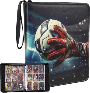 Soccer Card Binder, Trading Card Binder for Soccer cards, Soccer Card Holder with 720 Pockets, Album with Soccer Card Sleeves, NSWL Card Holder Collector for Standart Size Card, Soccer Organizer