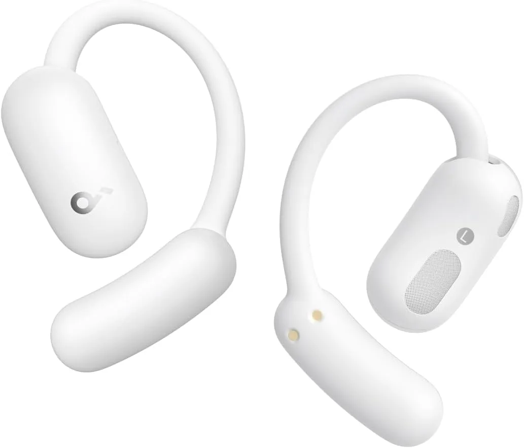 soundcore AeroFit 2 by Anker, Open-Ear Headphones, 4 Adjustable Positions for Every Ear Size, 2x Richer Bass, Hi-Res, 42H Playtime, IP55, AI Clear Calls,Wireless Charging,Translation Earbuds Real Time