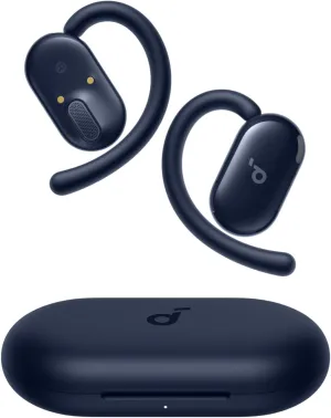 Soundcore V20i by Anker Open-Ear Headphones, Adjustable Ear Hooks, Ultra-Comfort, Snug Fit, Deep Bass, Clear Calls, IP55, LED Lights, 36H Playtime, Bluetooth 5.4 Earbuds, Multipoint Connection