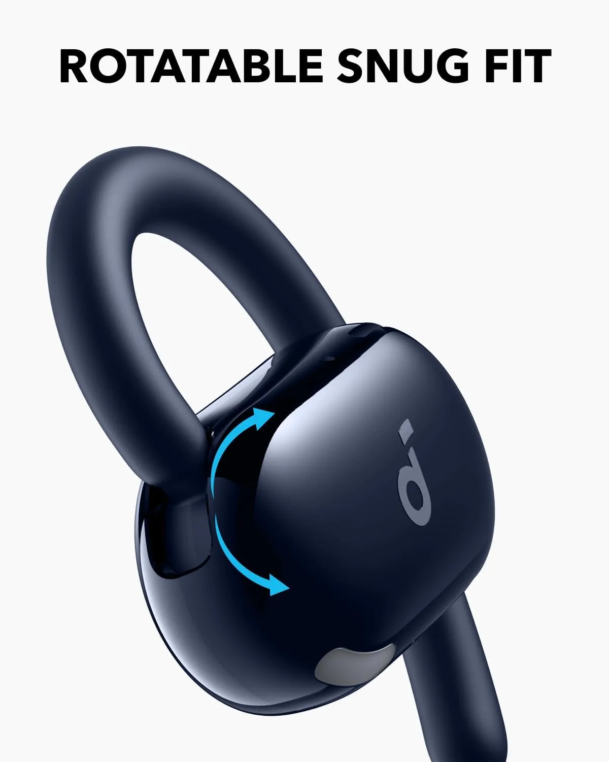 Soundcore V20i by Anker Open-Ear Headphones, Adjustable Ear Hooks, Ultra-Comfort, Snug Fit, Deep Bass, Clear Calls, IP55, LED Lights, 36H Playtime, Bluetooth 5.4 Earbuds, Multipoint Connection