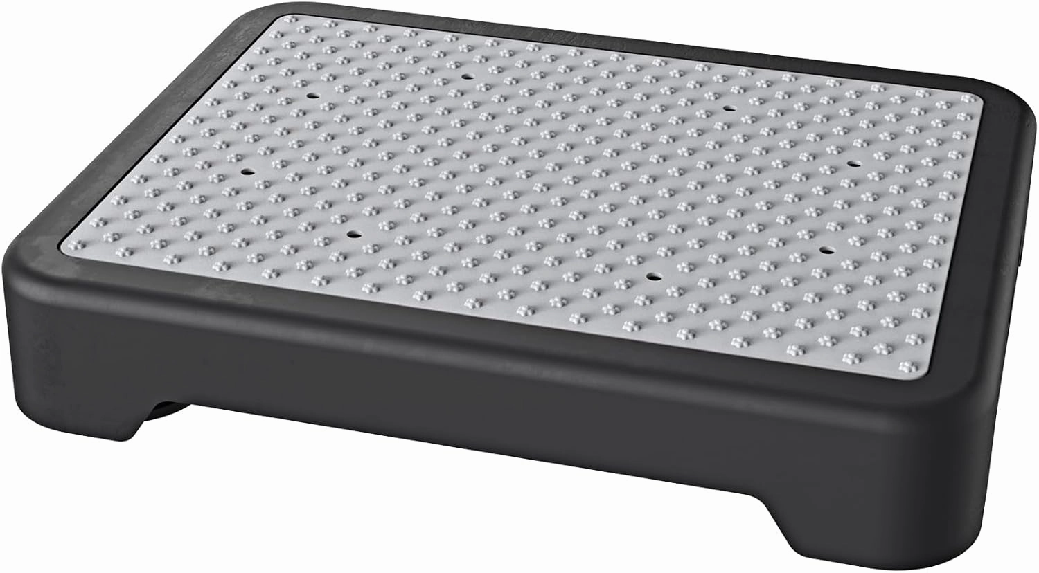 SPACELEAD Mobility Step Stool for Adults & Seniors, Anti-Slip Bathroom Step Stool, Portable Stair Assist Indoor/Outdoor, Platform Step for Kitchen, Office, and Bedroom, 600lbs Capacity, Black-Gray