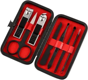 Stainless Steel Black Nail Clipper Set Nail Clippers Business 7 Piece Nail Clippers Manicure Tools