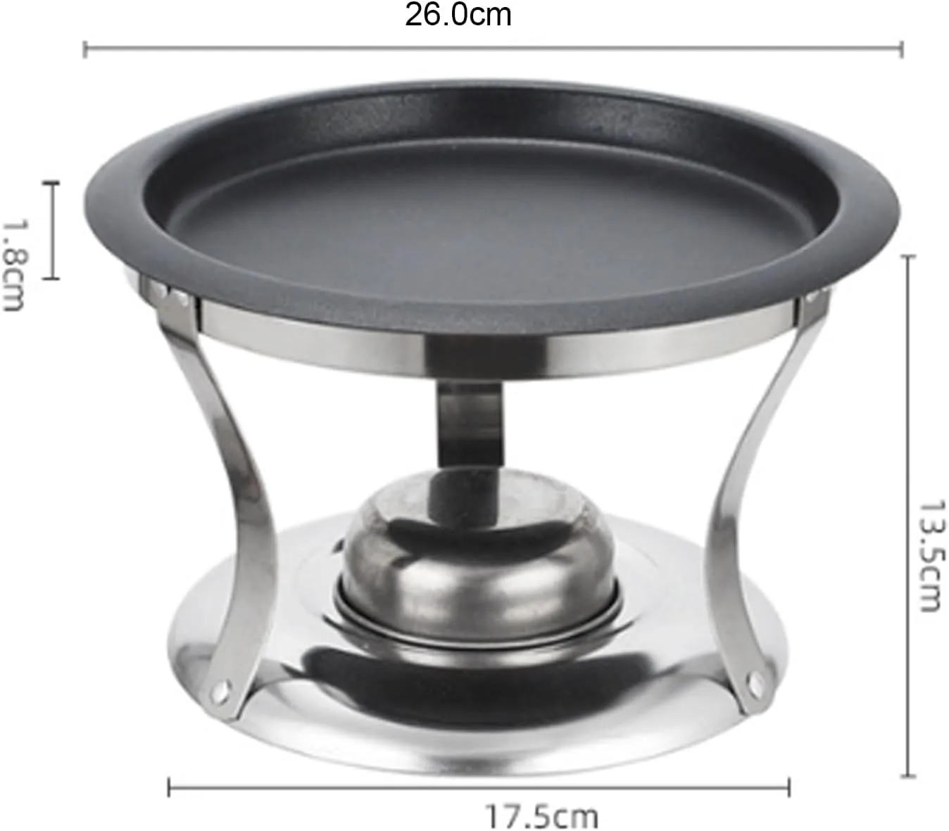 Stainless Steel Camping Barbecue Grill Stove Portable Mini Korean BBQ Grill with Fire Cover for Outdoor Travel (L), Nurnesyx8ezunpch7-12
