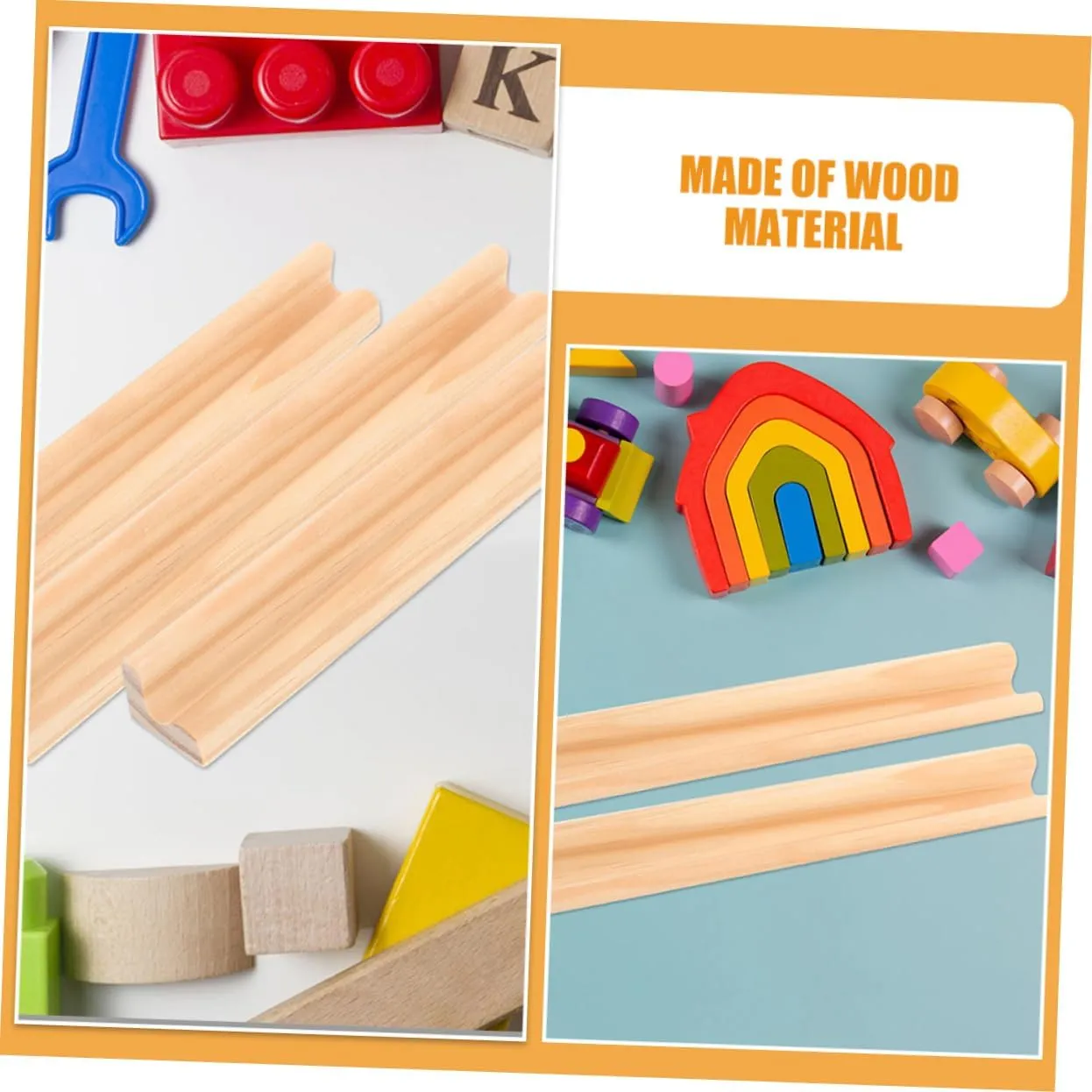 STOBAZA 20pcs Wooden Racks Angled Design Holders for Tiles for Alphabet Games Handicrafts Lightweight Fine Craftsmanship for Family Fun and Creativity