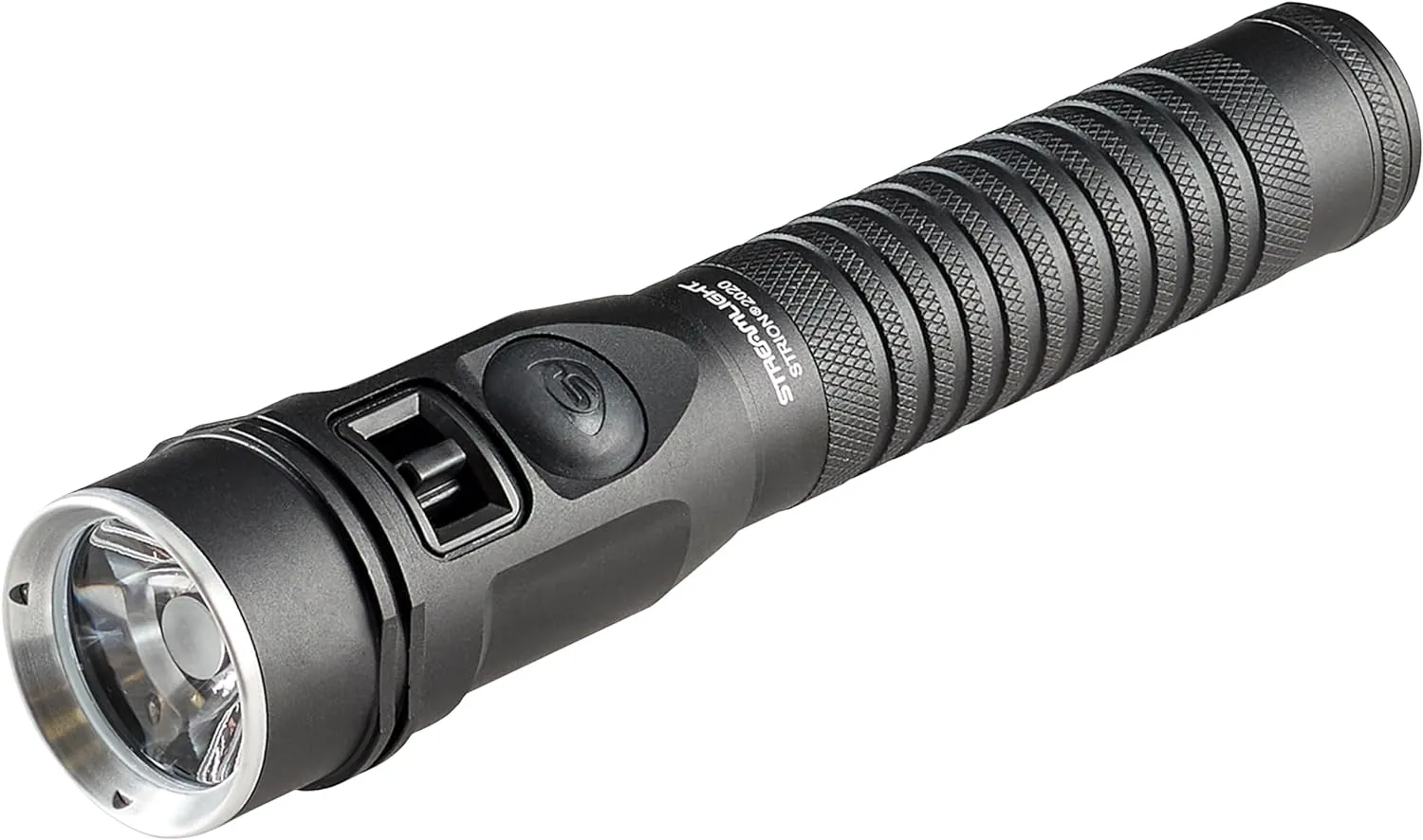 Streamlight 74435 Strion 2020 1200-Lumen Rechargeable LED Flashlight, Includes 120V/100V AC/12V DC Piggyback Charging System, Black