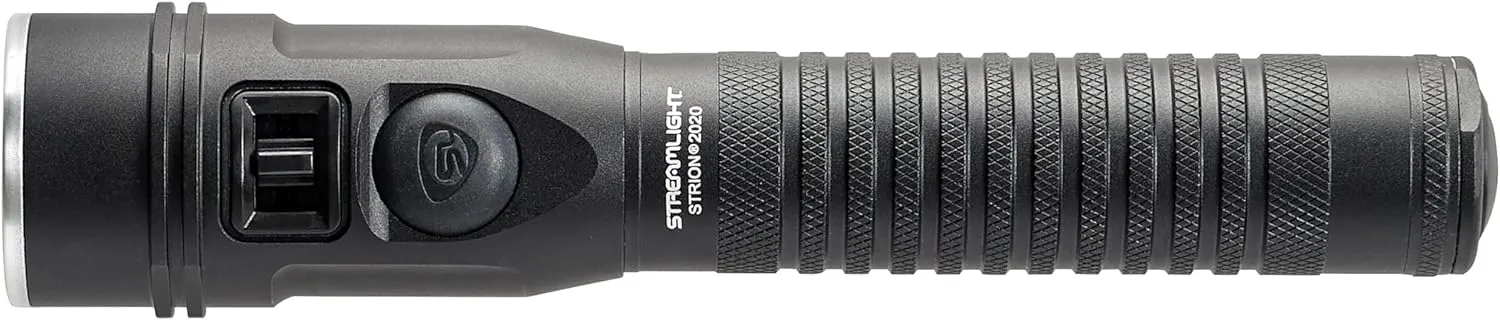 Streamlight 74435 Strion 2020 1200-Lumen Rechargeable LED Flashlight, Includes 120V/100V AC/12V DC Piggyback Charging System, Black