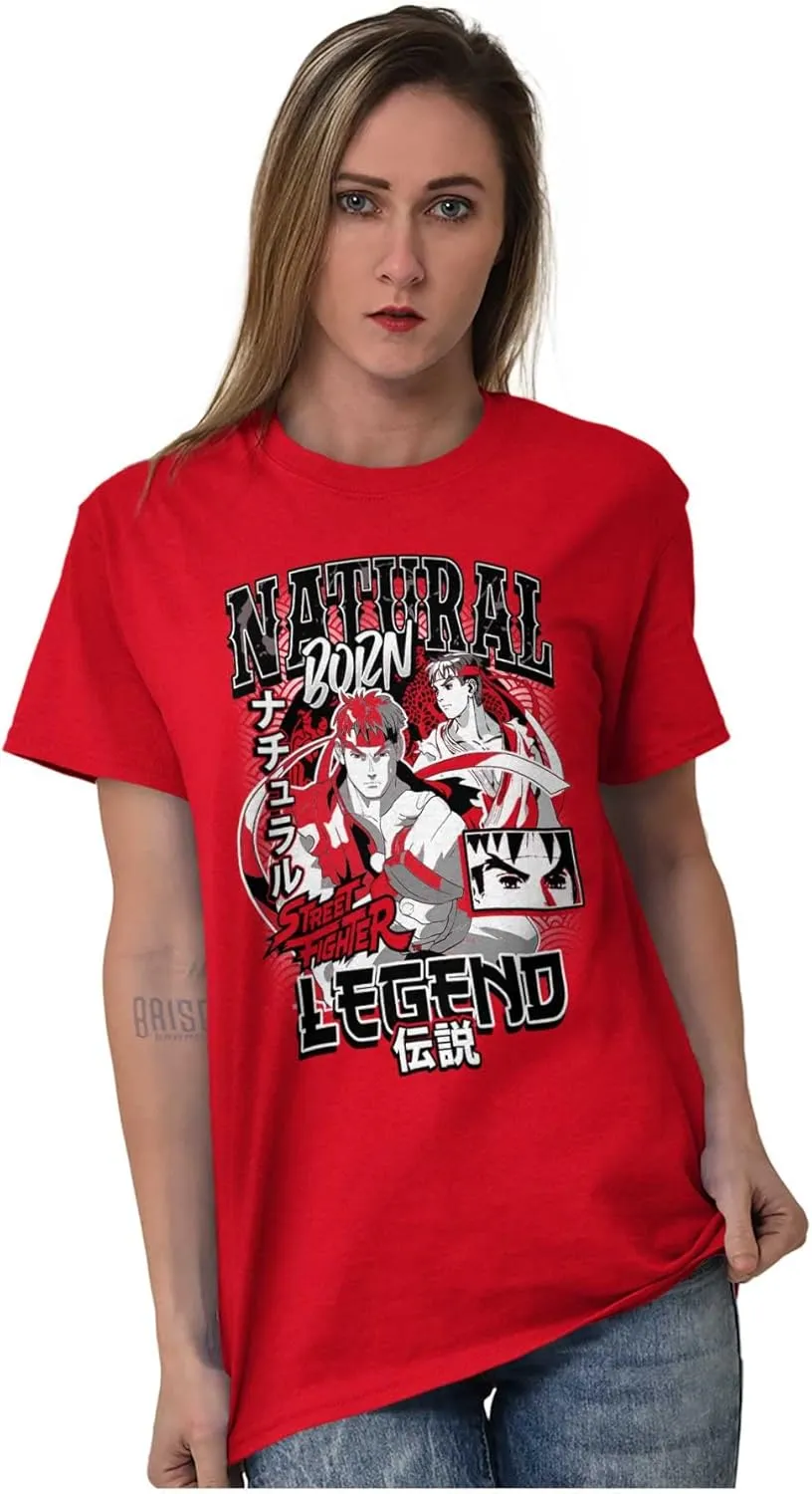 Street Fighter Natural Born Legend Graphic T Shirt Men or Women