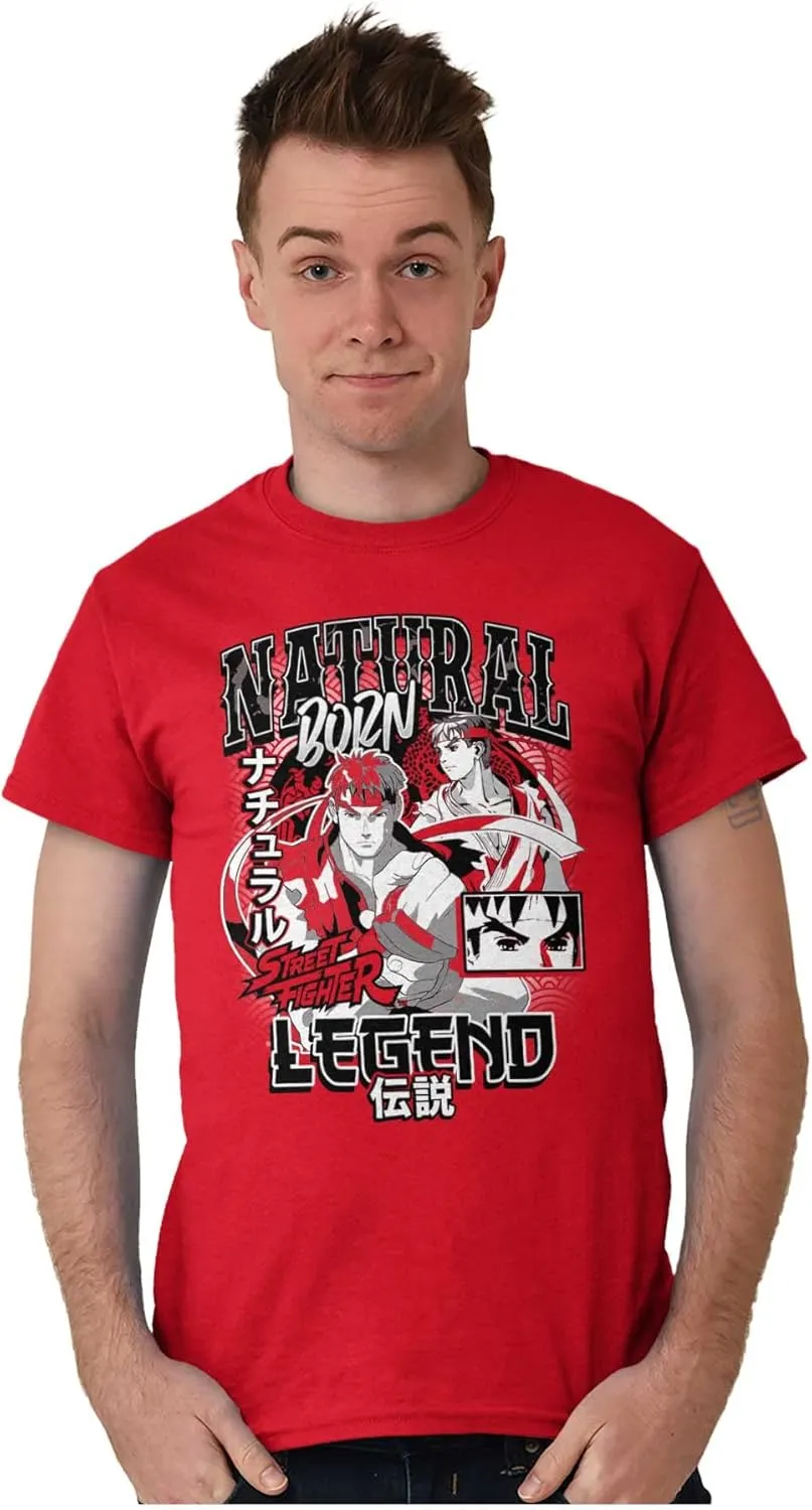 Street Fighter Natural Born Legend Graphic T Shirt Men or Women