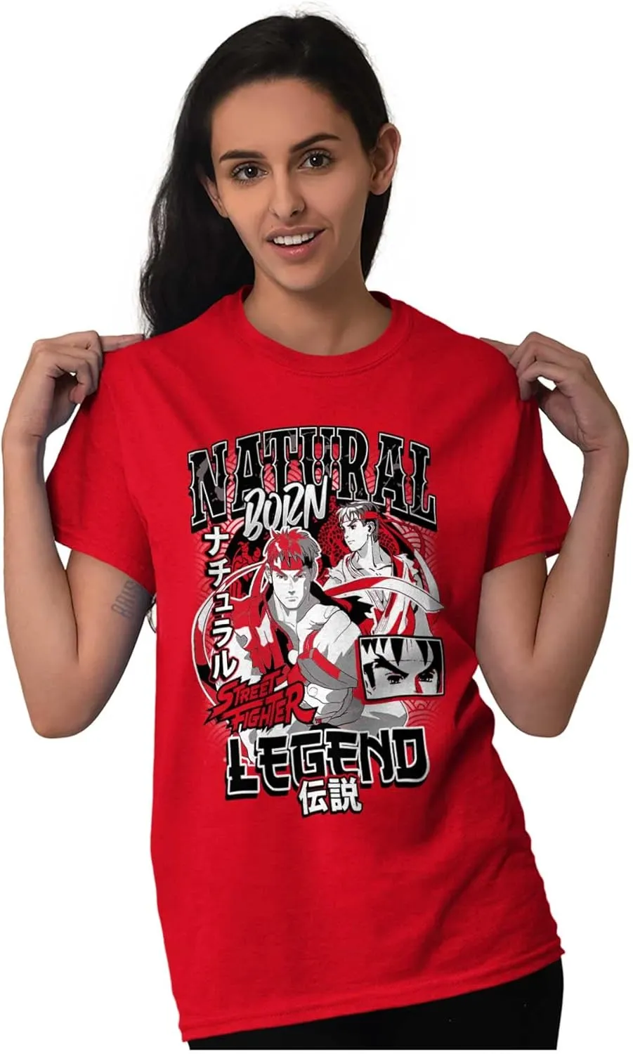 Street Fighter Natural Born Legend Graphic T Shirt Men or Women