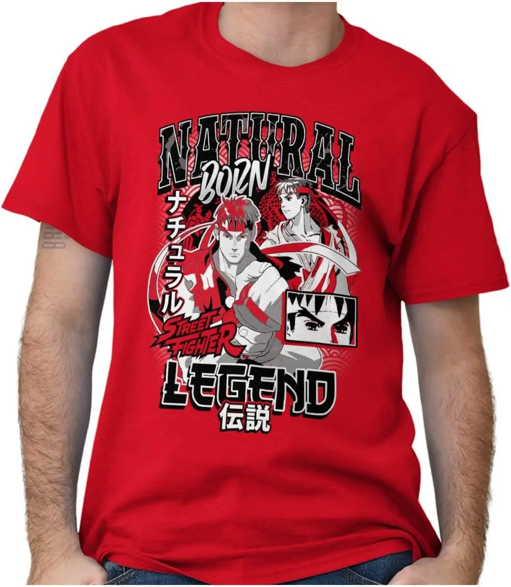 Street Fighter Natural Born Legend Graphic T Shirt Men or Women