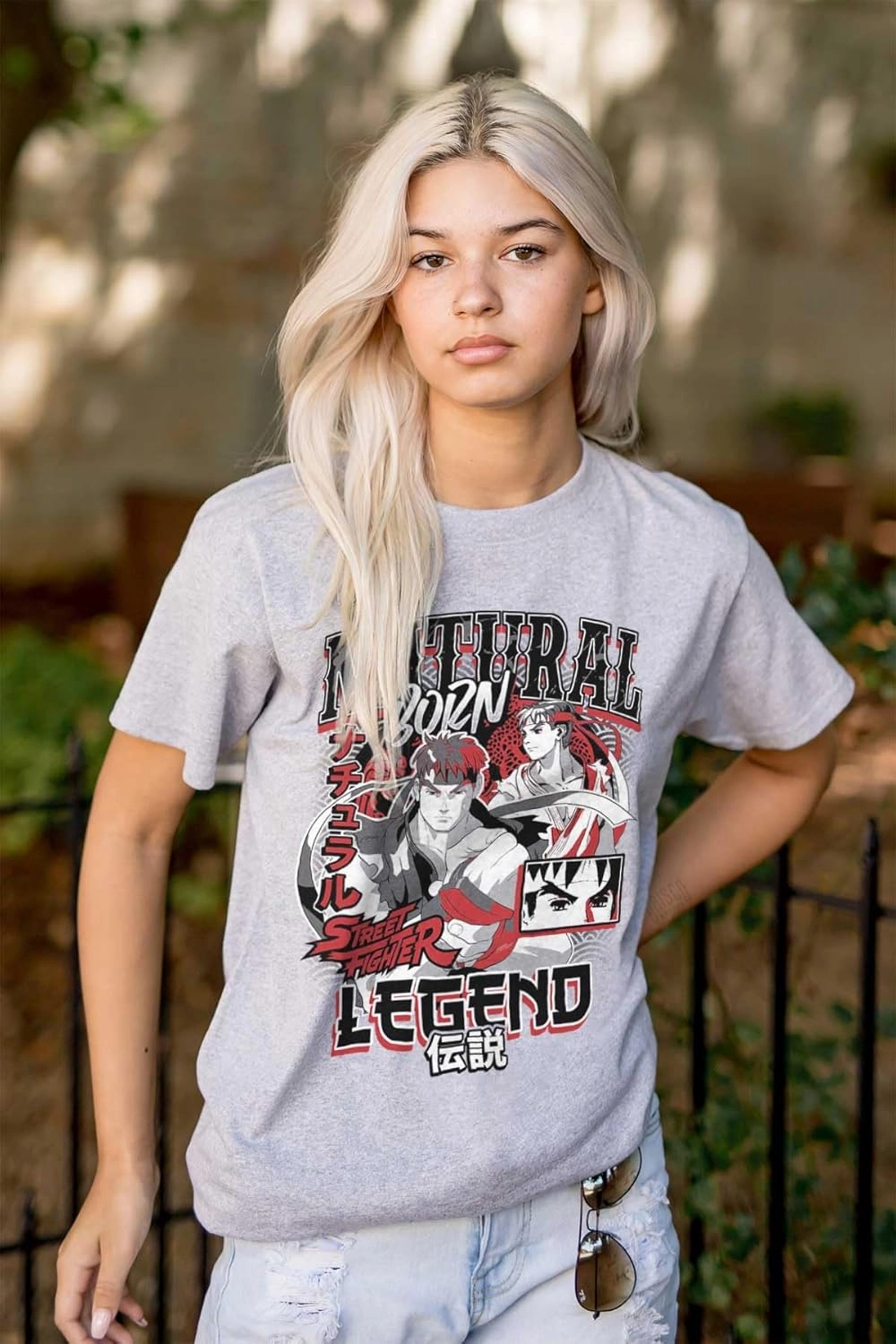 Street Fighter Natural Born Legend Graphic T Shirt Men or Women