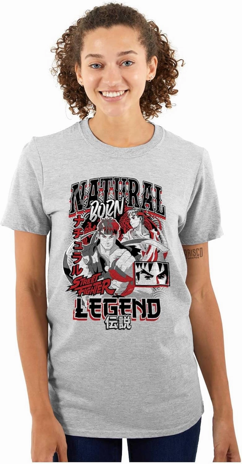 Street Fighter Natural Born Legend Graphic T Shirt Men or Women