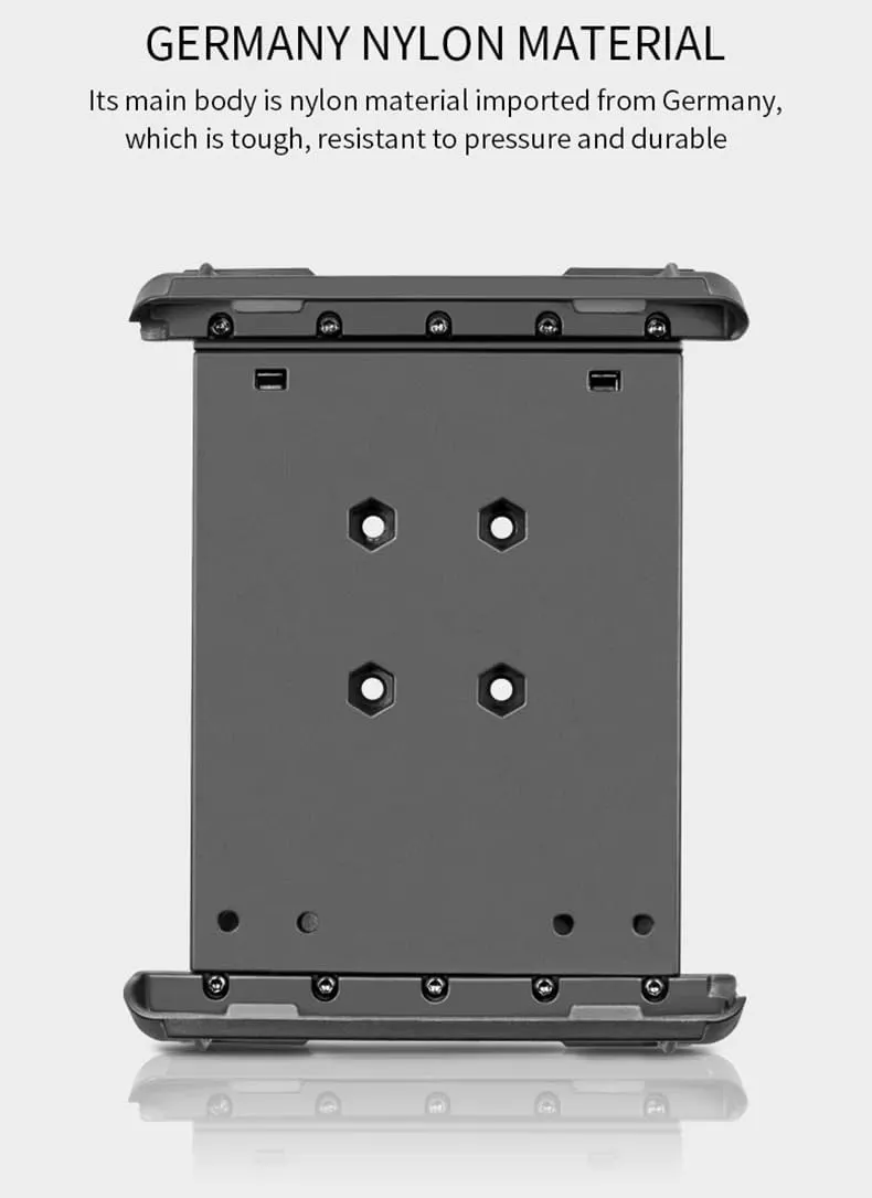 Strg Industrial Tablet Mount, Heavy Duty Spring Loaded Tablet Holder for iPad/iPad mini Samsung Galaxy 6.8"-8.5" Tablets, Compatible with RAM 1" and 1.5" Size Ball Mounts (Not Included Ball Mounts)