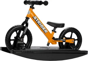 Strider 12” Sport Bike   Rocking Base - Helps Teach Baby How to Ride a Balance Bicycle - for Kids 6 Months to 4 Years - Easy Assembly & Adjustments