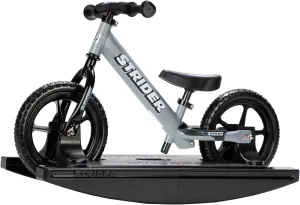 Strider 12” Sport Bike   Rocking Base - Helps Teach Baby How to Ride a Balance Bicycle - for Kids 6 Months to 4 Years - Easy Assembly & Adjustments