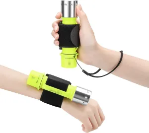 Super Bright Diving Flashlight Scuba Dive Light 3 Modes LED Safety Submarine Underwater Waterproof Dive Torch with Wrist Strap for Deep Sea Cave Night Snorkeling Fishing