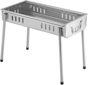 SUPVOX Stainless Steel Bbq Grill Detachable and Portable Medium Size Cooking Grid for Outdoor Cooking Camping Picnics