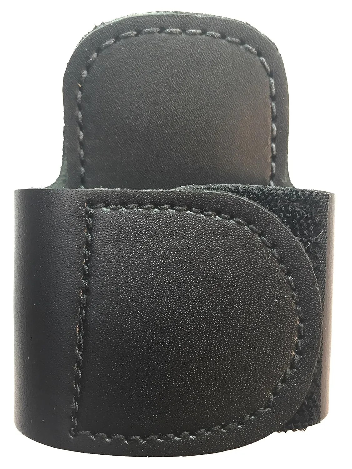 The BATCLIP (black) - Premium leather handmade clip-on stethoscope hip holder; no more neck carrying, loss, or misplacement. Proudly carry your high-end stethoscope with taste and style.