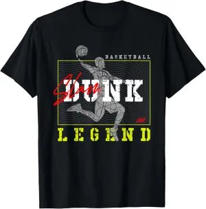 The Legend Basketball Slam Dunk For The Basketball Lovers T-Shirt