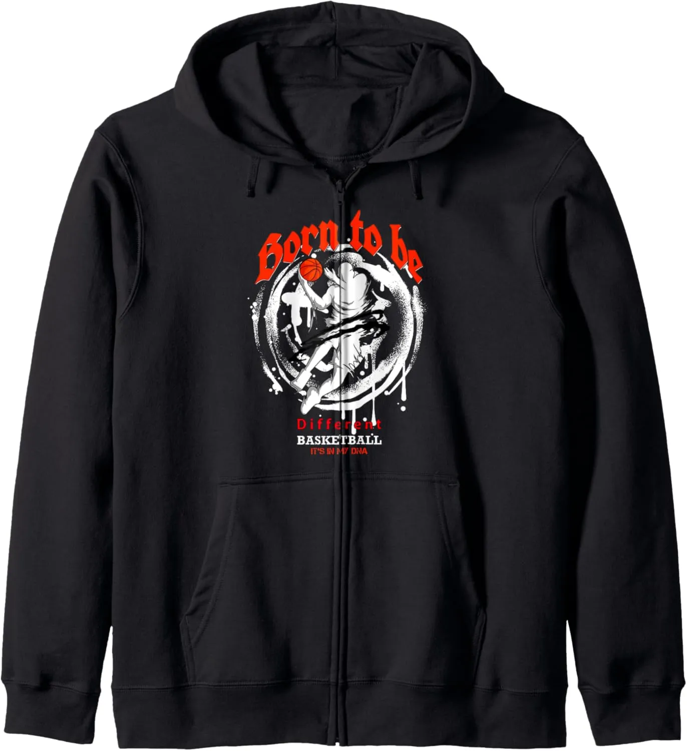 The Legend Basketball Slam Dunk for the Basketball Lovers Zip Hoodie