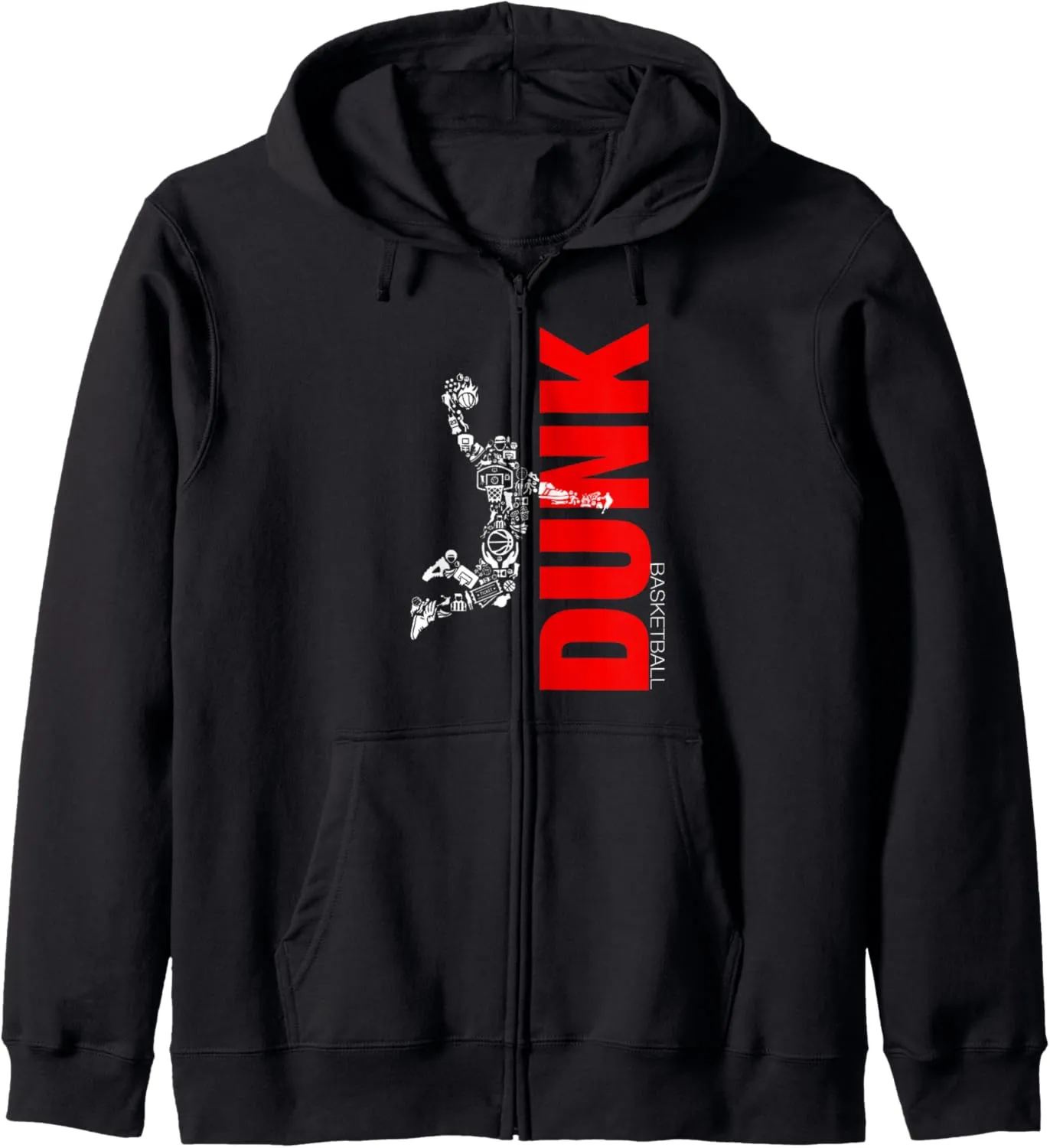 The Legend Basketball Slam Dunk For The Basketball Lovers Zip Hoodie