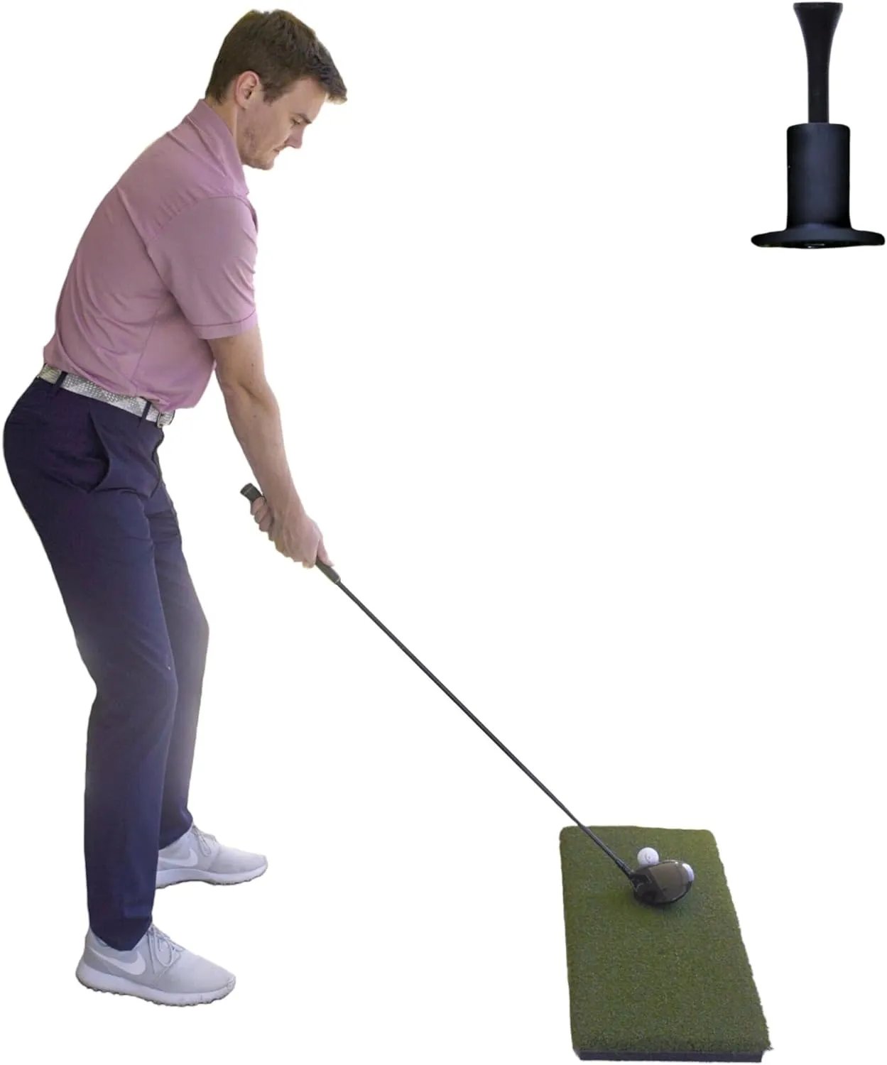 The Original Country Club Elite® by Real Feel Golf Mats® 1' X 3' Hitting Strip| Heavy Duty Commercial Practice Mat | Accepts A Real Tee | Swing Down and Through | Indoor/Outdoor
