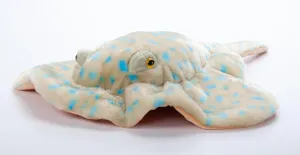 The Petting Zoo Blue Spotted Ray Stuffed Animal Plushie, Gifts for Kids, Wild Onez Ocean Animals, Stingray Plush Toy 22 inches from Tip of Tail to Head