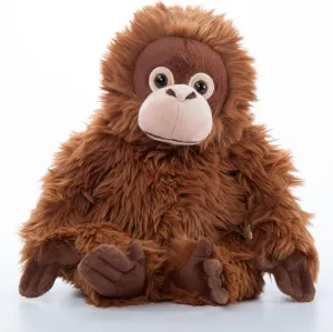 The Petting Zoo Orangutan Stuffed Animal Plushie, Gifts for Kids, Wild Onez Zoo Animals, Orangutan Plush Toy 12 inches