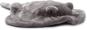 The Petting Zoo Stingray Grey Stuffed Animal Plushie, Gifts for Kids, Wild Onez Sealife Animals, Stingray Plush Toy 22 inches from Tip of Tail to Head
