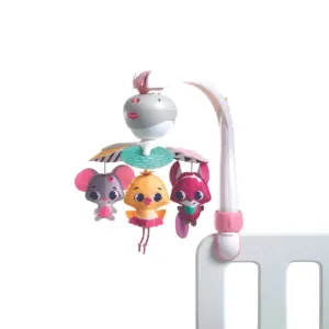 Tiny Love Take-Along Mobile, Baby Mobile and Stroller Activity Toy with Music, Suitable from Birth, 0  Months, 5 Melodies, Tiny Princess Tales