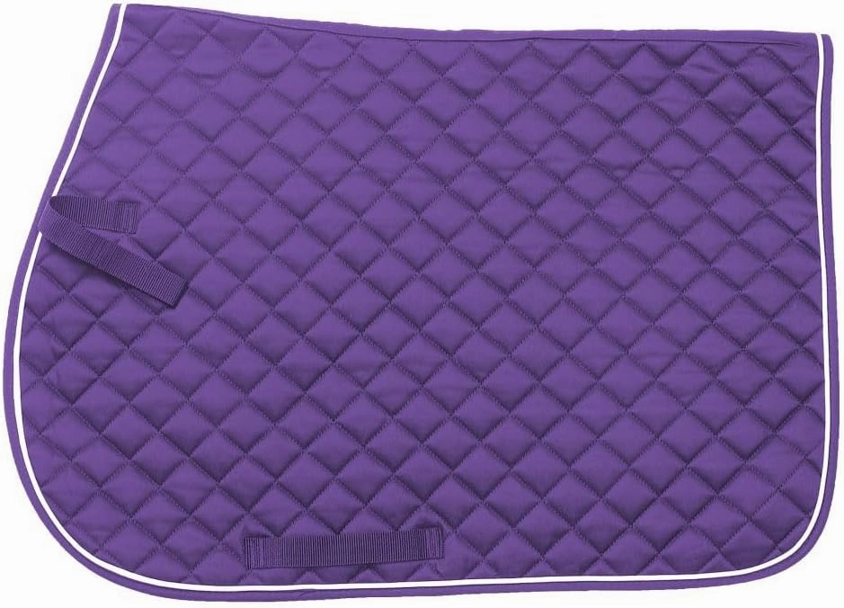 Tough 1 EquiRoyal Square Quilted Cotton Comfort English Saddle Pad
