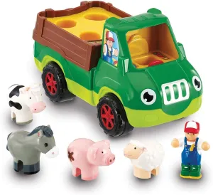 Toys Freddie Farm Truck (6 Piece Play Set), White