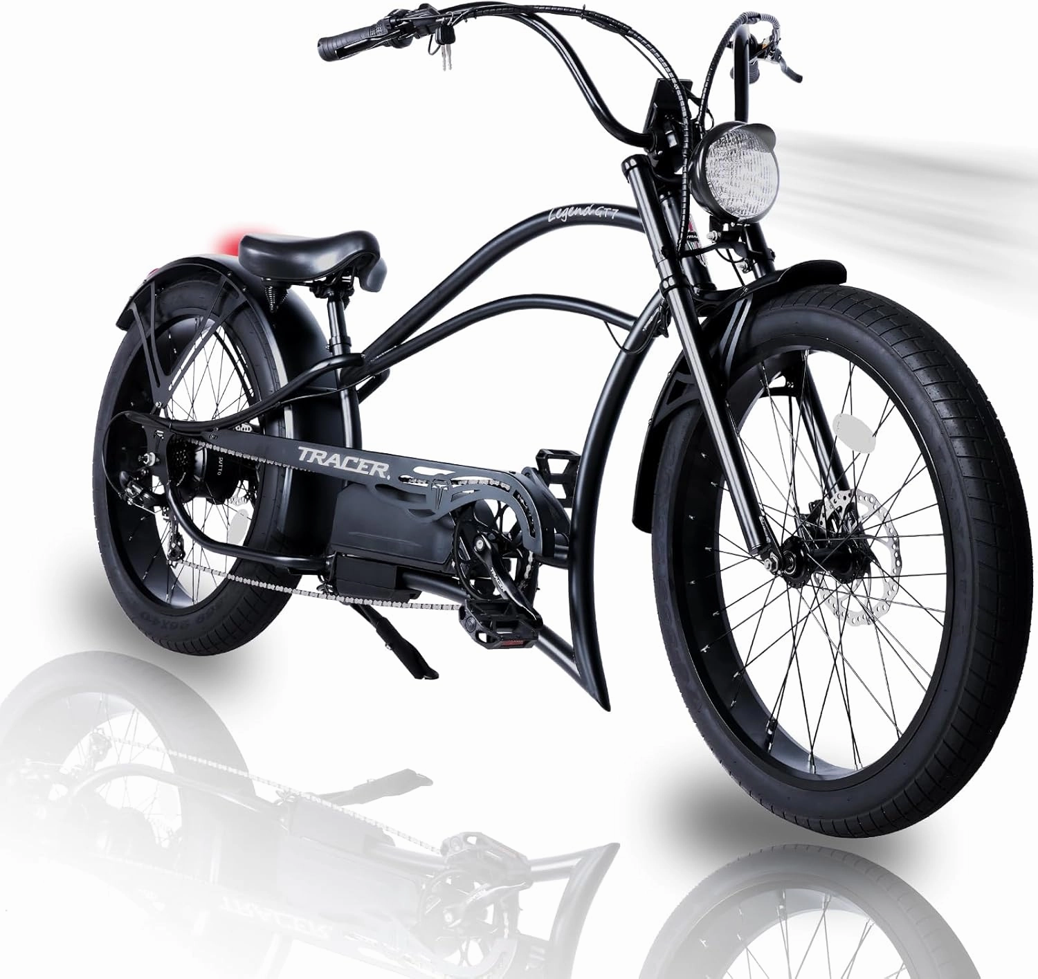 Tracer Legend GT7 Electric Bike for Adults 1000W Motor with 960WH Battery, 30MPH 60-80 Miles, 26" Fat Tire Commuting Off Road Mountain Ebike UL2849 All Terrain for Mountains, Snow, Sand, Road