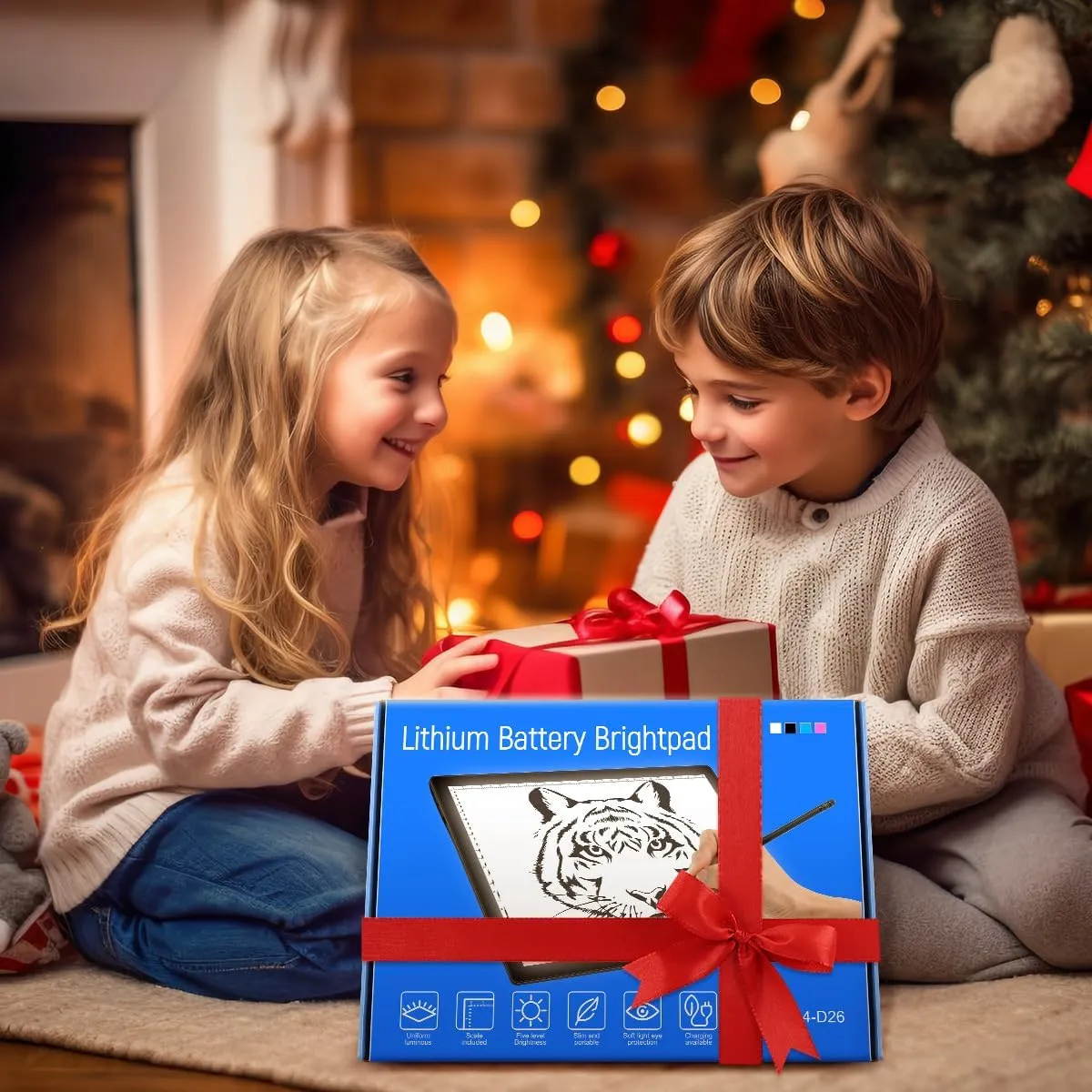 Tracing Light Pad, A4 Rechargeable Light Box with Foldable Stand, Wireless Light Board for Tracing with Magnetic Clip, 5-Level Brightness, for Drawing