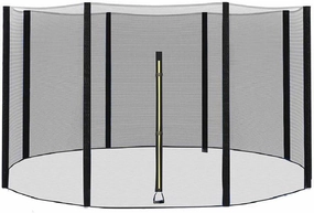 Trampoline Replacement Cover, Trampoline Enclosure Net 5ft, 6ft, 8ft, 10ft, 12ft, 13ft, 14ft, 15ft, 16ft Breathable Weather Resistant Trampoline Replacement Safety Mesh Netting