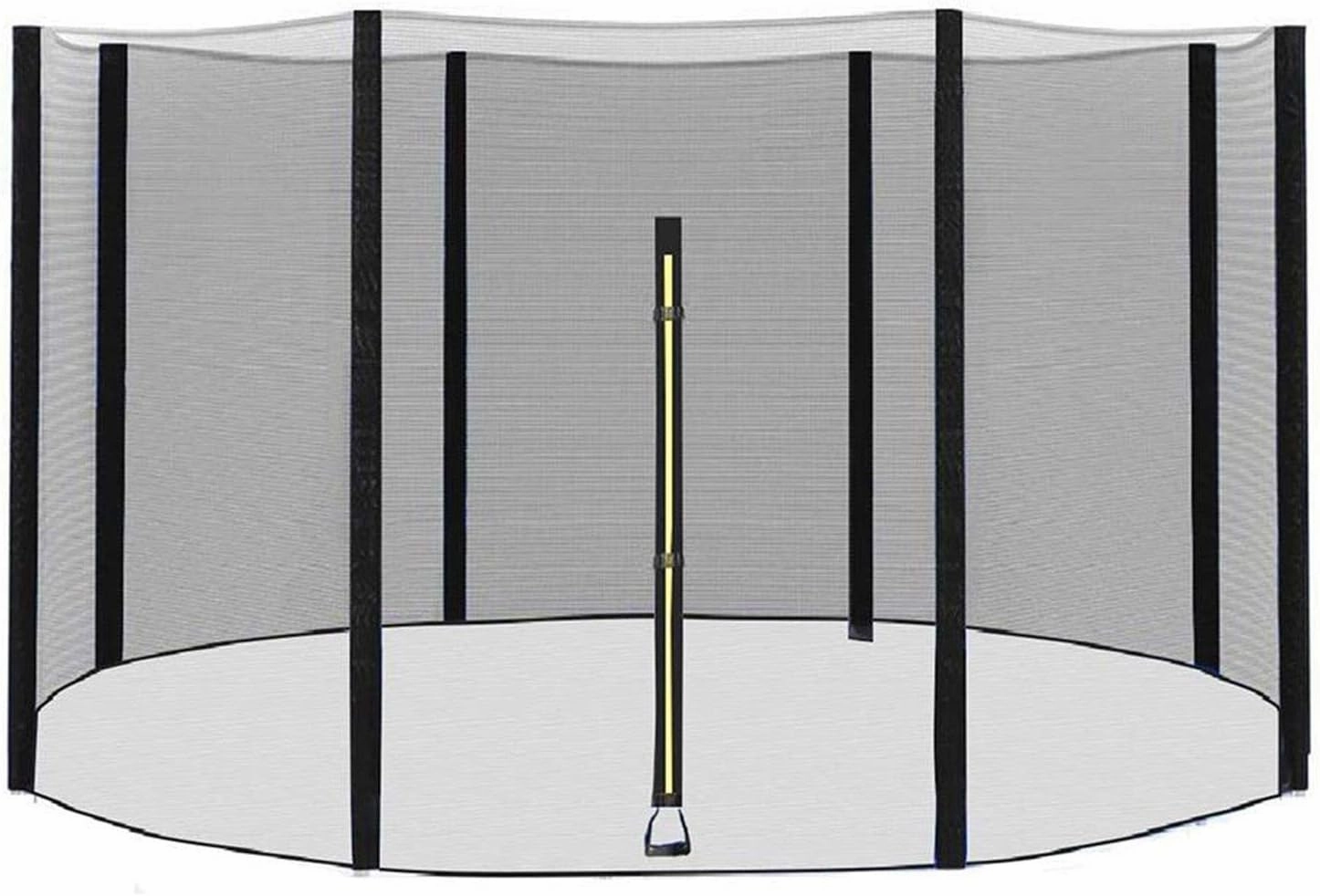 Trampoline Replacement Cover, Trampoline Enclosure Net 5ft, 6ft, 8ft, 10ft, 12ft, 13ft, 14ft, 15ft, 16ft Breathable Weather Resistant Trampoline Replacement Safety Mesh Netting