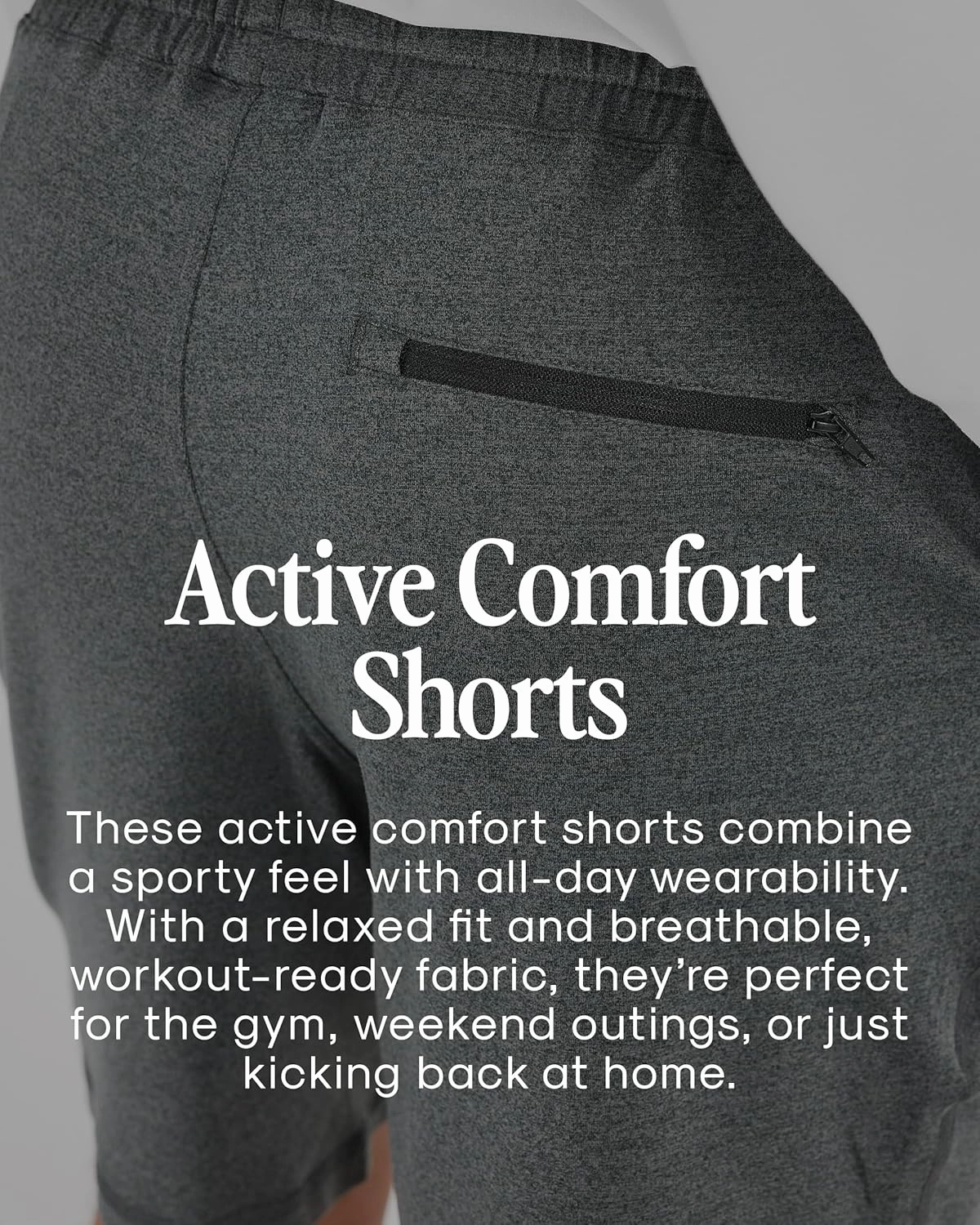 True Classic Mens Shorts – Mens Gym Shorts with Liner, Quick-Dry & Fleece – Athletic Short with Pockets
