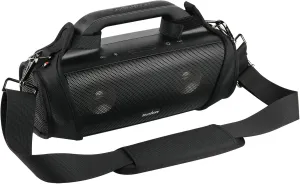 TXEsign Travel Carrying Strap Case for Anker Soundcore Motion Boom Outdoor Speaker, Adjustable Shoulder Strap with Two Side Covers Travel Carrying Case Speaker Cover for Anker Soundcore Motion