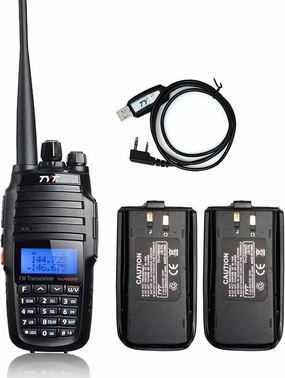 TYT TH-UV8000D High Power Dual Band Handheld Transceiver Cross-Band Repeater VHF/UHF 144-148mhz/420-450mhz Amateur Two Way Radio with Extra Backup Battery