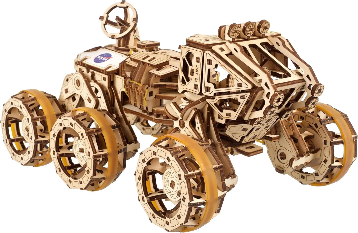 UGEARS 3D Puzzle - Manned Mars Rover NASA Car - Mechanical 562 Pcs Wooden Puzzle For Adults