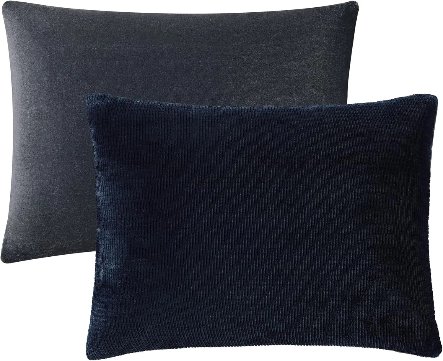 UGG Remina Comforter Set 5 Piece Bed in a Bag with Throw Blanket, Decorative Pillow, Shams, and Reversible Comforter Hypoallergenic Washable Luxury Plush Warm Plush Fluffy Bedding Set, King, Navy Blue