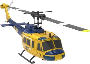 UH-1 Huey Remote Control Helicopters RC Aircraft for Adults, RC ERA C032 1/48 Scale 6CH 2.4G Gyro Stabilized Aircraft with Fly Upside Down 3D Rolling (Blue)