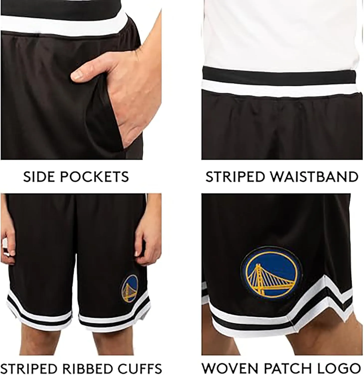 Ultra Game Men's NBA Official Soft Air Mesh Ultimate Basketball Shorts-Classic Fit