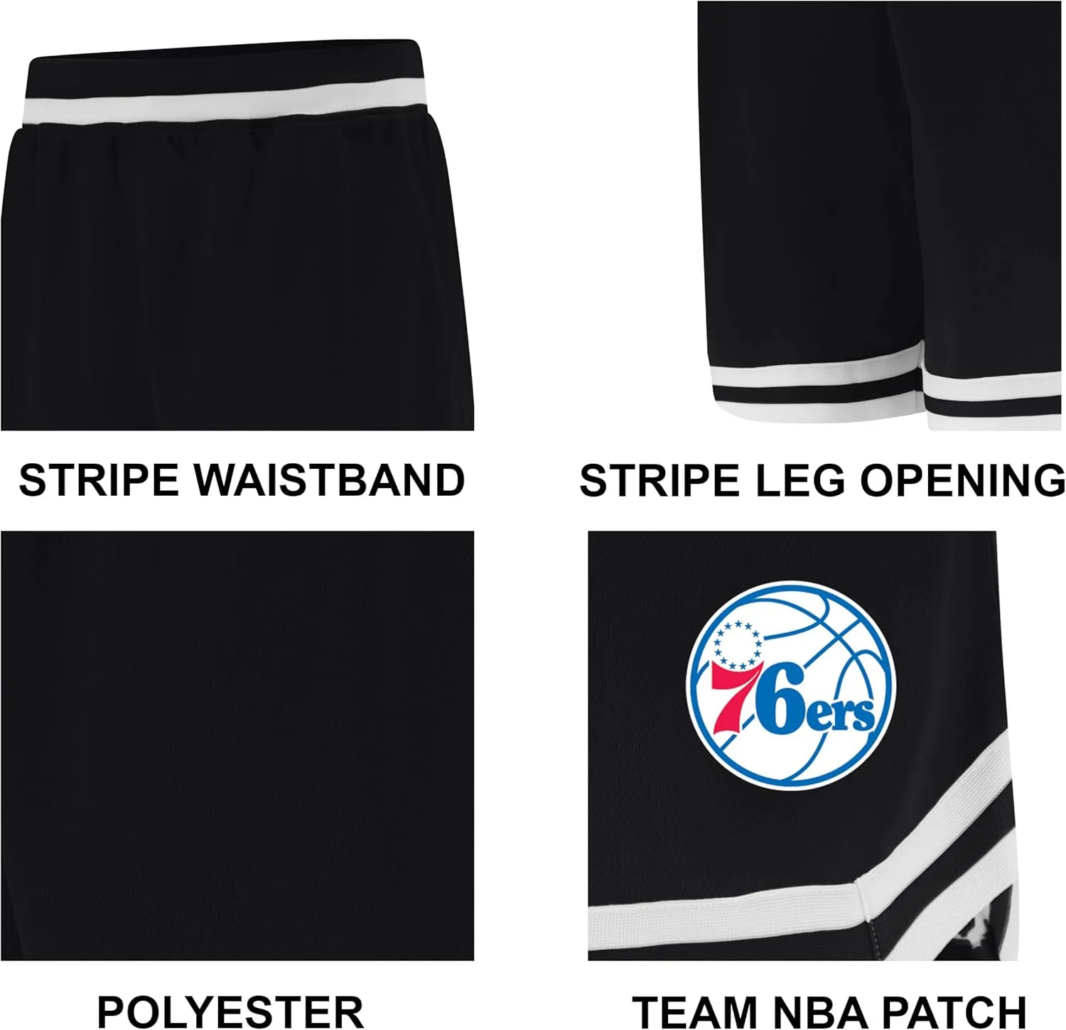 Ultra Game Men's NBA Official Soft Air Mesh Ultimate Basketball Shorts-Classic Fit