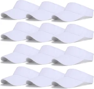 Ultrafun Unisex Sports Sun Visor Adjustable UV Protection Sun Hat Cap for Beach Pool Golf Tennis