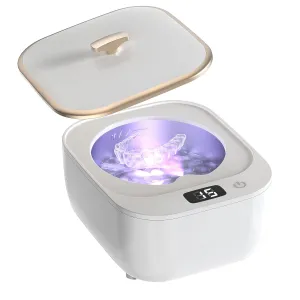 Ultrasonic Retainer Cleaner Machine,Ultrasonic Cleaner Machine for Rerainers,48khz Quickly Cleaning For Retainers,Aligners,Dentures,Mouth Guards,Aligners