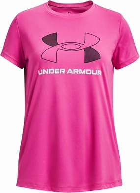 Under Armour Girls' Tech Big Logo Short Sleeve T Shirt